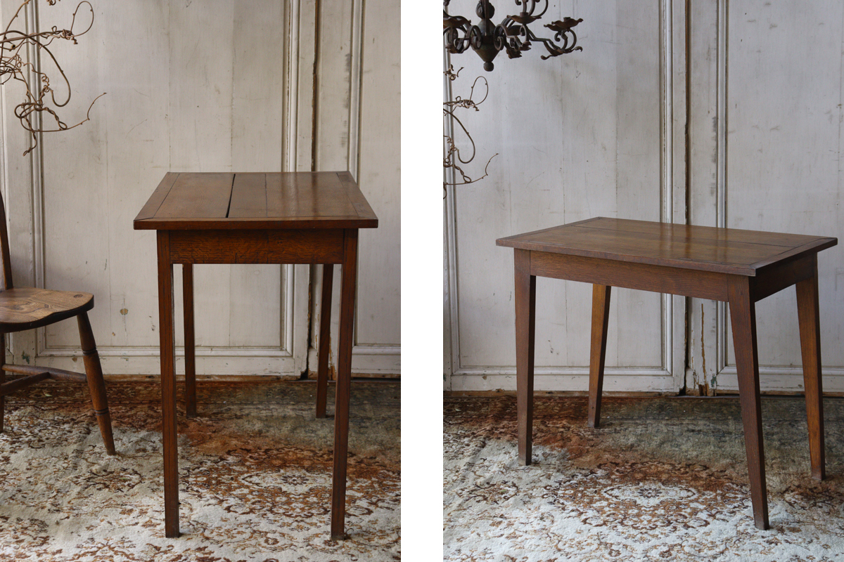 H119-4 フランスの古い ドロワー付きデスク 机
